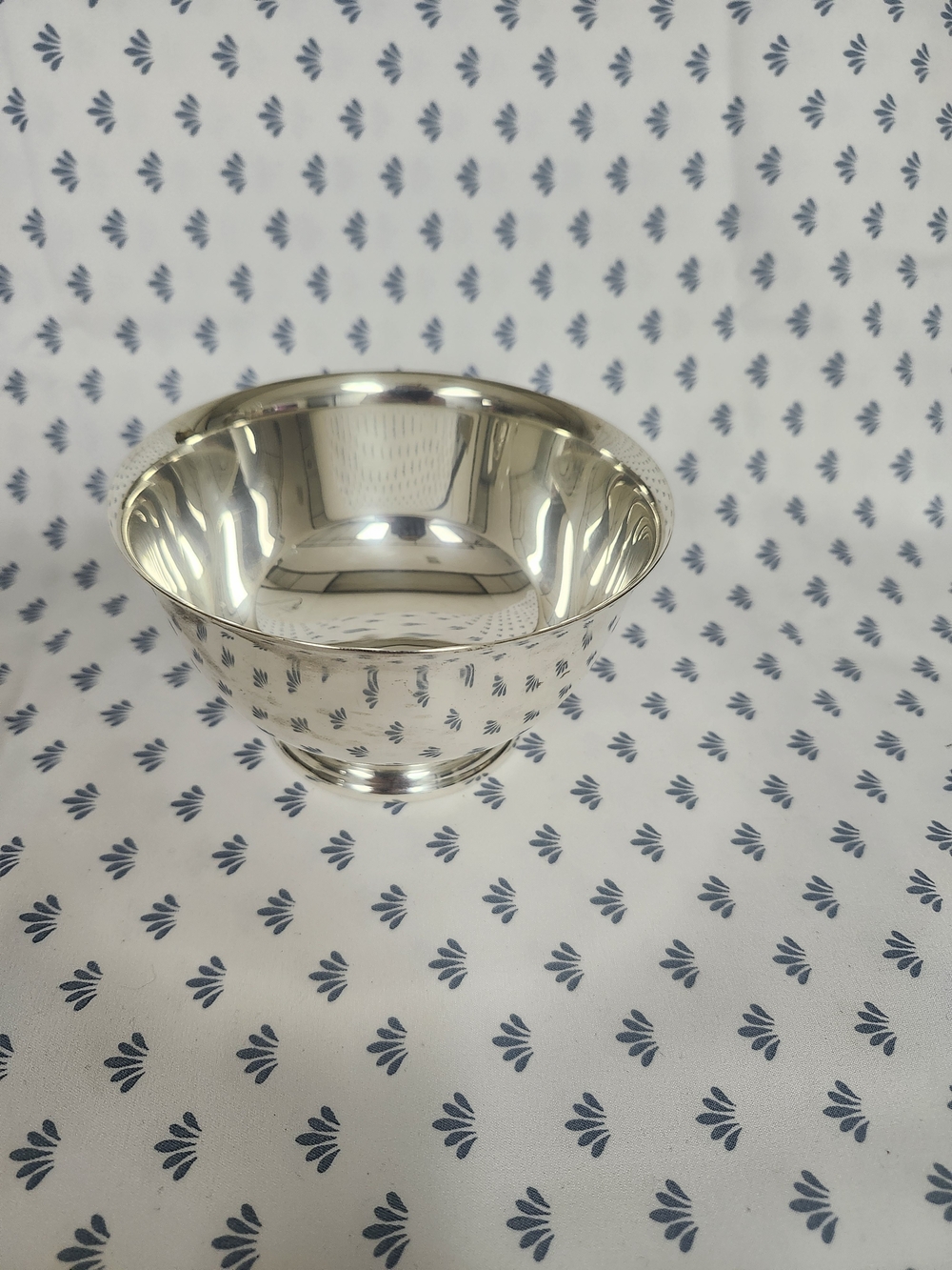 Polished Silver-Tone Serving Bowl - Classic Home Dining